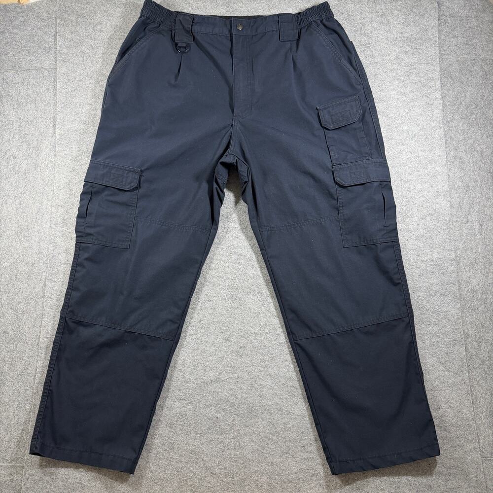 Propper Cargo Pants Mens 42x30 Navy Ripstop Tactical Combat Utility Elastic